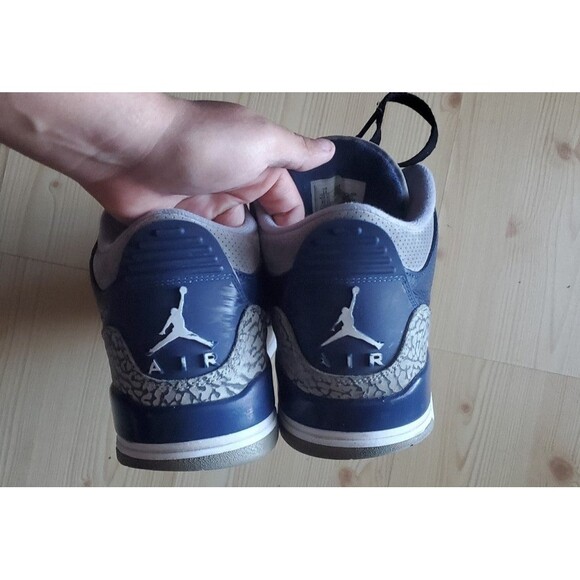 Jordan 3 Retro Georgetown- Men\'s Size 11- CT8532-401 Midnight Navy/Cement Grey main image 10